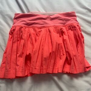 OLD lululemon pleated skirt in coral